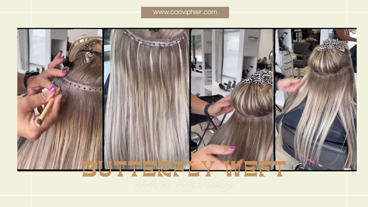 What is COOVIP Twin Tabs Hair Extensions (Butterfly Weft/ XO Invisible