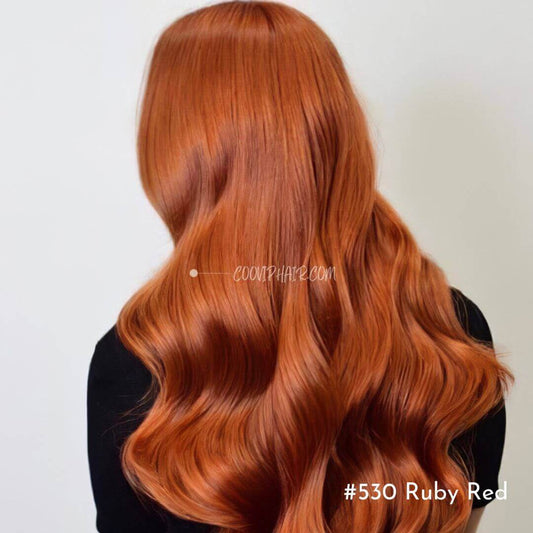 Tape in Extensions Double Drawn #530 Ruby Red Hair 50g - Cooviphair