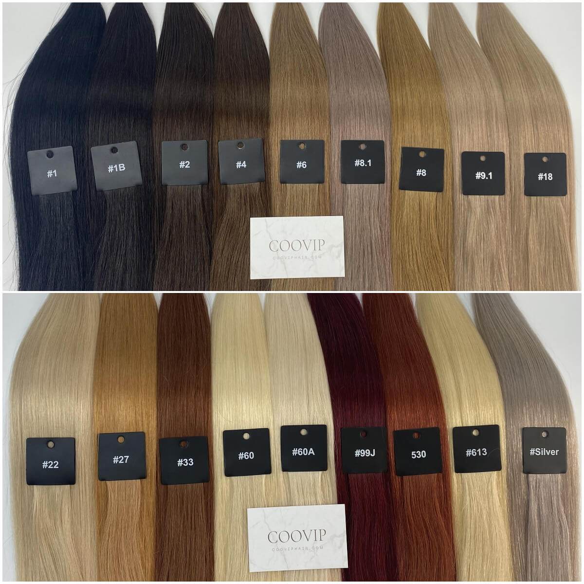 I Tip Extensions Double Drawn #6 Medium Chestnut Brown Hair 50g - Cooviphair