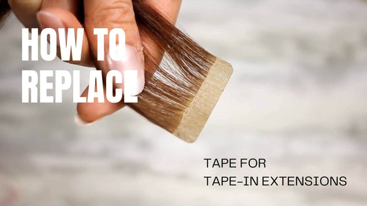 The Way to Clear off the Tape in Hair Extensions and Recover at Home - Cooviphair
