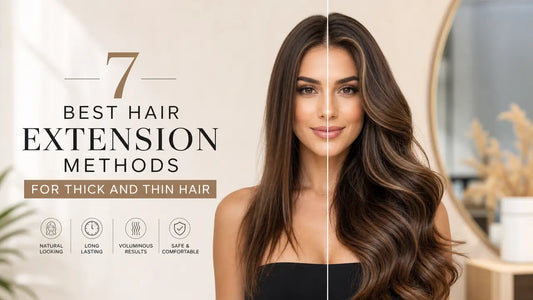 7 Best Hair Extension Methods For Thick And Thin Hair