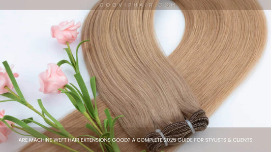 Are Machine Weft Hair Extensions Good? A Complete 2025 Guide for Stylists & Clients - Cooviphair
