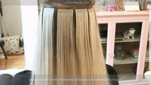 Balayage Tape-In Hair Extensions: Seamlessly Add Dimension & Volume