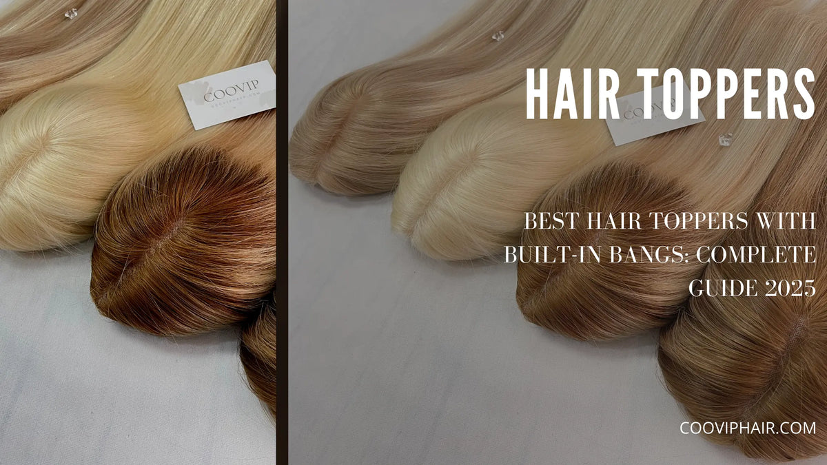 Best Hair Toppers With Built-In Bangs: Complete Guide 2025 – Cooviphair