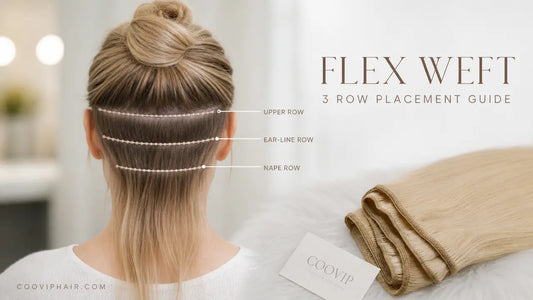 How To Sew In Flex Weft Hair: Three Rows And Anchor Stitch