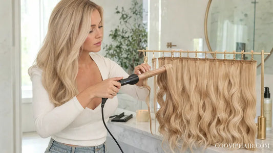 How To Clip In Hair Extensions: Weft Placement Map And Blending Tips