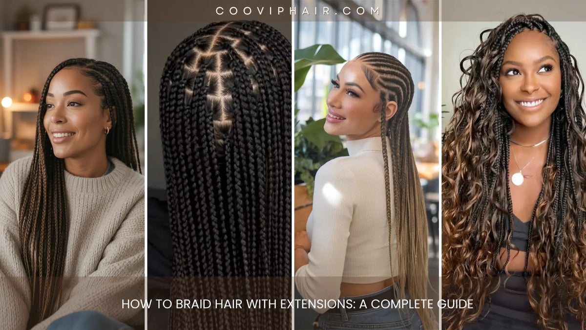 How To Braid Hair With Extensions: A Complete Guide – Cooviphair