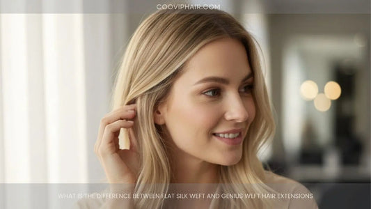 What Is the Difference Between Flat Silk Weft and Genius Weft Hair Extensions?