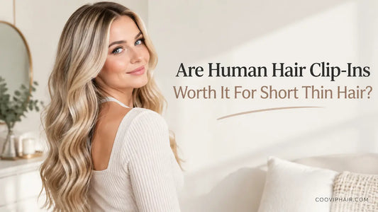 How To Apply Human Hair Clip In Extensions To Short Thin Hair: Easy Guide