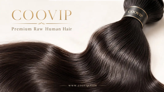 COOVIP Single Piece Clip In Hair Extensions In 20 Seconds