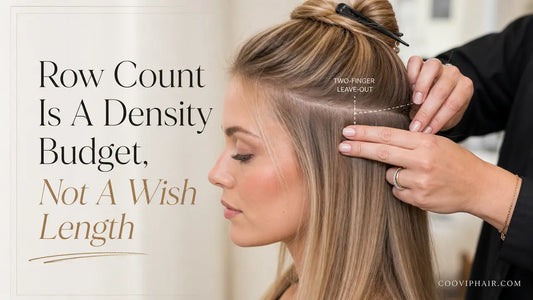 Hand Tied Weft Hair Extensions: Bead Rows And Density Match
