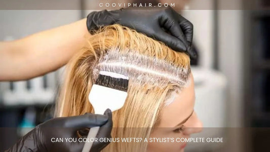 Can You Color Genius Wefts? A Stylist’s Complete Guide - Cooviphair
