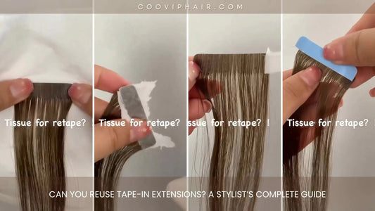 Can You Reuse Tape-In Extensions? A Stylist’s Complete Guide - Cooviphair