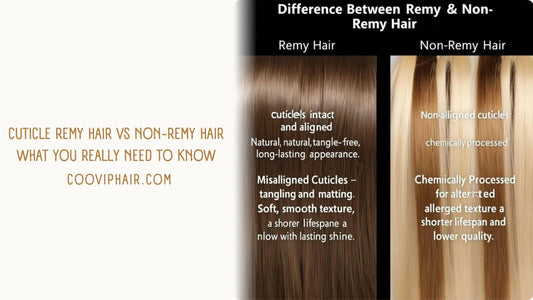 Cuticle Remy Hair vs Non-Remy Hair: What You Really Need to Know - Cooviphair