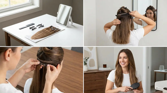 How To Install Weft Hair Extensions At Home: Beginner-Friendly Guide