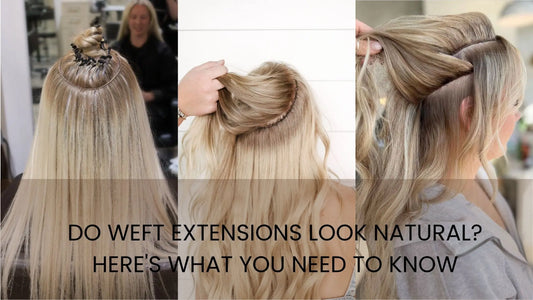 Do Weft Extensions Look Natural? Here's What You Need to Know - Cooviphair