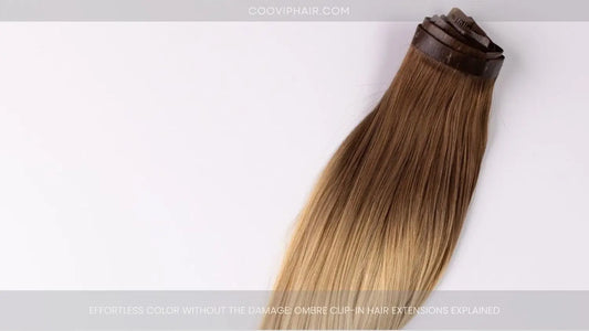 Effortless Color Without the Damage: Ombre Clip-In Hair Extensions Explained