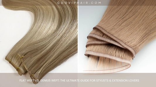 Flat Weft vs. Genius Weft: The Ultimate Guide for Stylists & Extension Lovers - Cooviphair