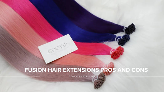 Fusion Hair Extensions Pros and Cons - Cooviphair