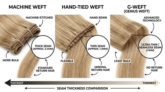G-Weft Vs Machine Weft Vs Hand-Tied: Which Weft Fits You Best?
