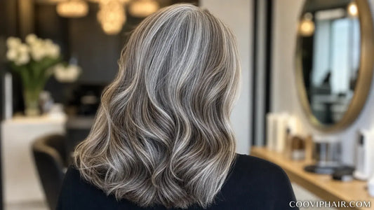 Hybrid Weft Hair Extensions For Natural Gray Hair: A Salon Guide