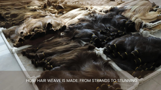 How Hair Weave Is Made: From Strands to Stunning - Cooviphair