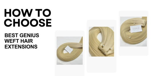 How To Choose Best Genius Weft Hair Extensions - Cooviphair