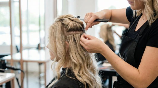 How To Hide Visible Tape-Ins With Better Piano Color Hair