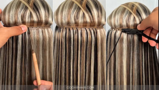 How To Install Butterfly Weft Hair Extensions The Right Way
