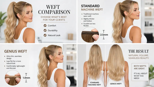 How To Stack 4 Wefts Without Tension Or Damage!