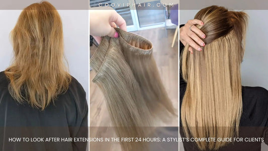How to Look After Hair Extensions in the First 24 Hours: A Stylist’s Complete Guide for Clients - Cooviphair