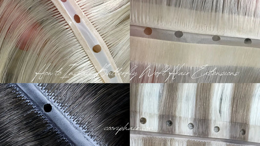 How to Install Butterfly Weft Hair Extensions: A Complete Guide for Hair Stylists &amp; Hair Salon - Cooviphair