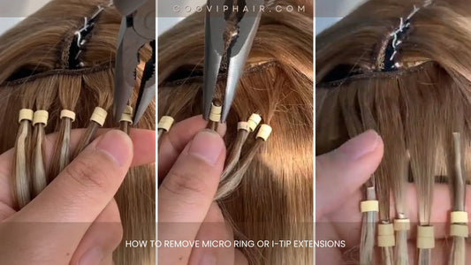 How to Remove Your Hair Extensions at Home Safely: Step-by-Step Guide - Cooviphair