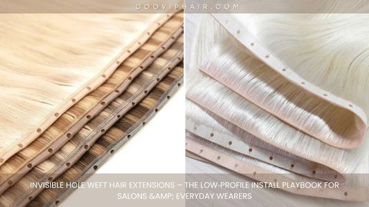 Invisible Hole Weft Hair Extensions – The Low‑Profile Install Playbook for Salons & Everyday Wearers - Cooviphair