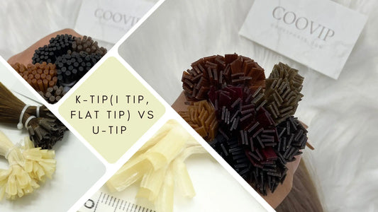 K-Tip vs U-Tip Hair Extensions: What’s the Difference? - Cooviphair