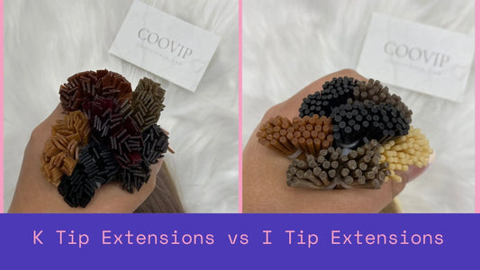 K Tip Extensions vs I Tip Extensions - Cooviphair