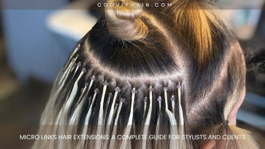 Micro Links Hair Extensions: A Complete Guide for Stylists and Clients - Cooviphair