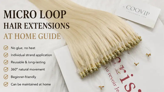 Micro Loop Hair Extensions How To Apply And Remove At Home