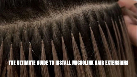 The Ultimate Guide To Install Microlink Hair Extensions - Cooviphair
