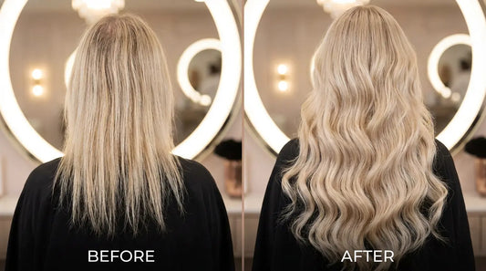 Transform Fine Hair: Bonded Hair Extensions Before And After