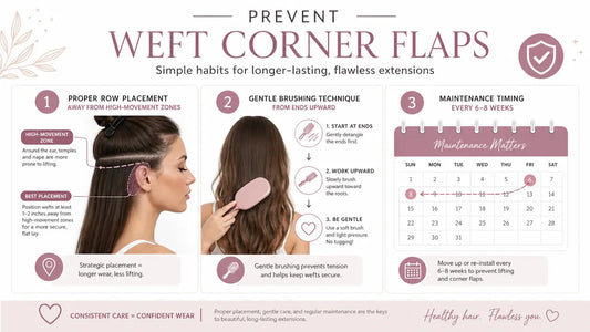 What To Do When Your Extension Corner Flaps Out (Weft Fix Guide)