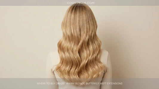 Where to Buy 24–26” Warm Blonde Butterfly Weft Extensions