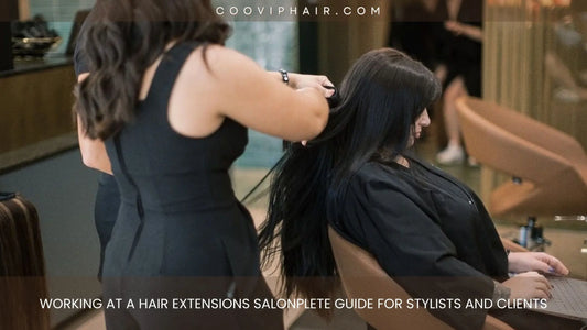 Working at a Hair Extensions Salon: A Day in the Life - Cooviphair