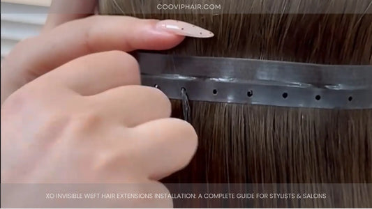 XO Invisible Weft Hair Extensions Installation: A Complete Guide for Stylists & Salons