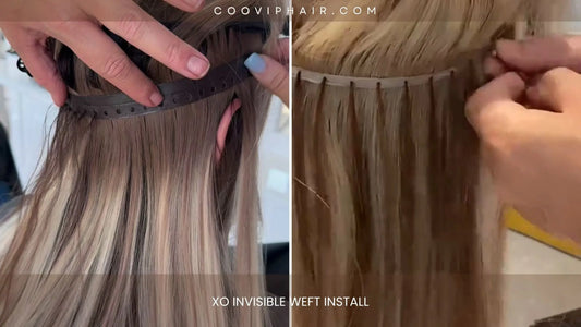 XO Invisible Weft Install – A Friendly, No‑Show Method for Salons& Extension Lovers - Cooviphair