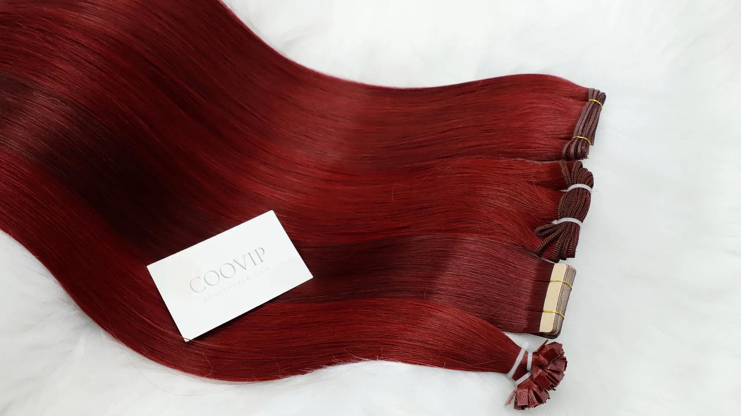 Burgundy Red Hair Color #99J - Cooviphair