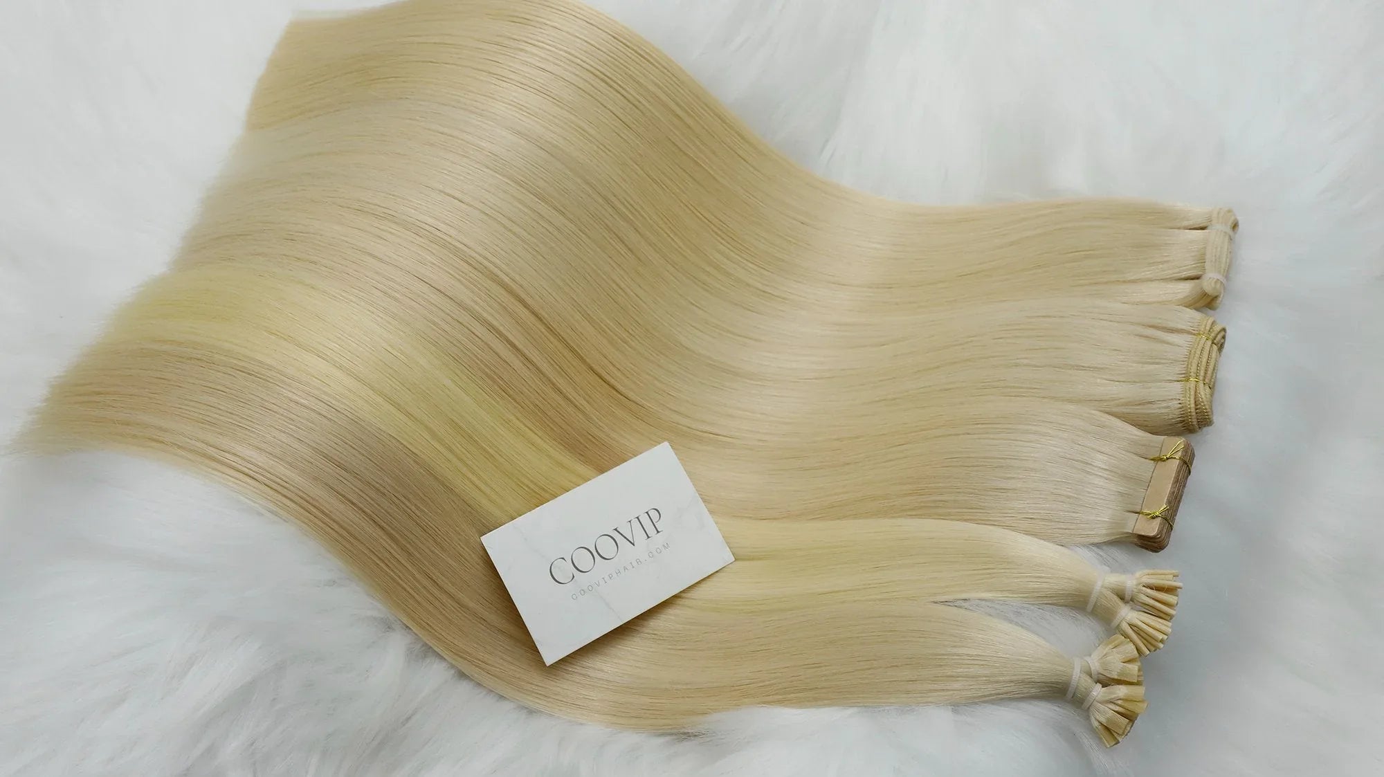 Blonde Platinum Hair Color #60 - Cooviphair