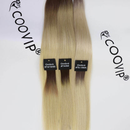 Genius Weft Double Drawn Piano Color Hair #P8/613 20g - Cooviphair
