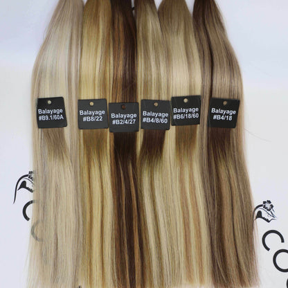 Genius Weft Double Drawn Balayage Hair #B4/8/60 20g - Cooviphair