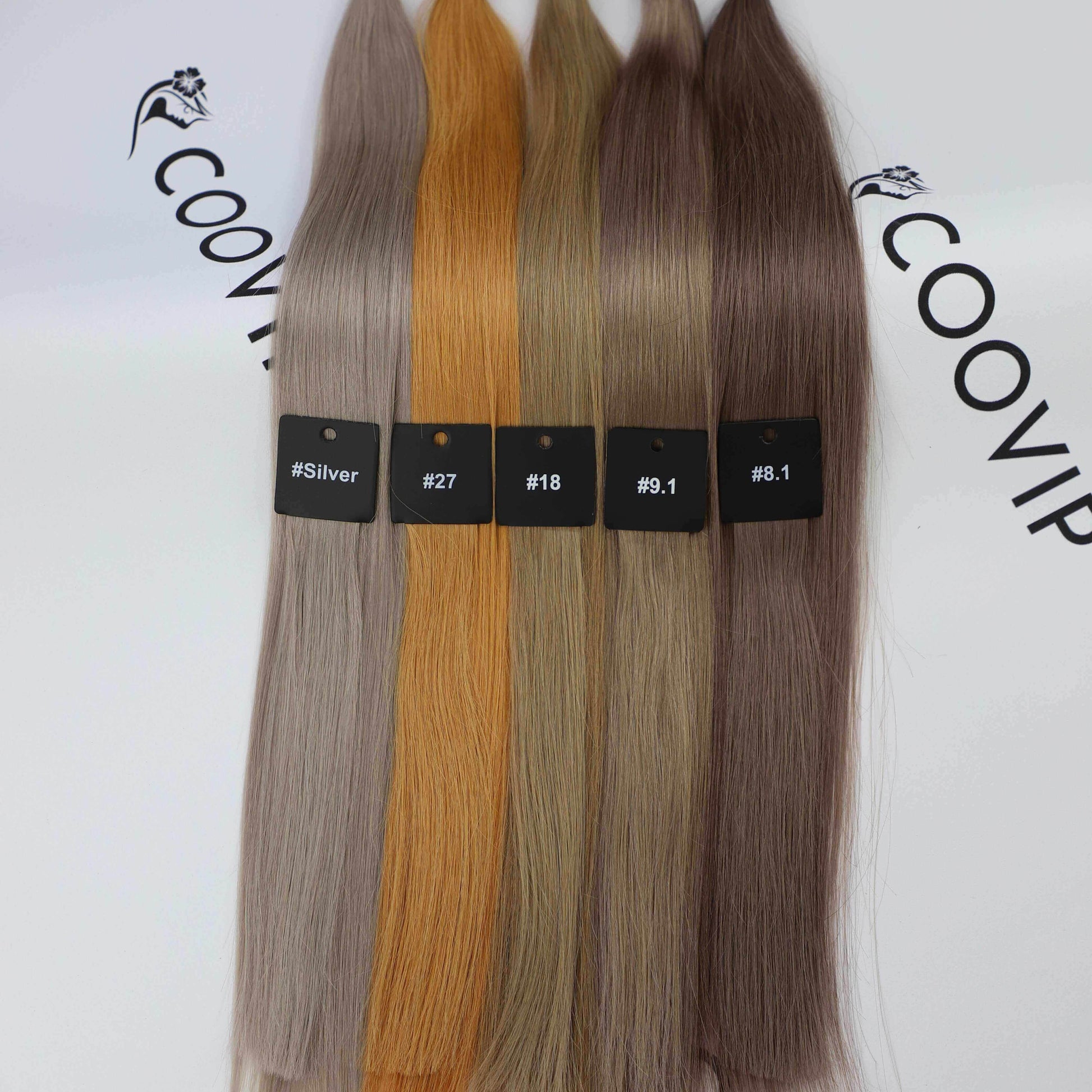Genius Weft Double Drawn #99J Red Wine Burgundy Hair Color 20g - Cooviphair